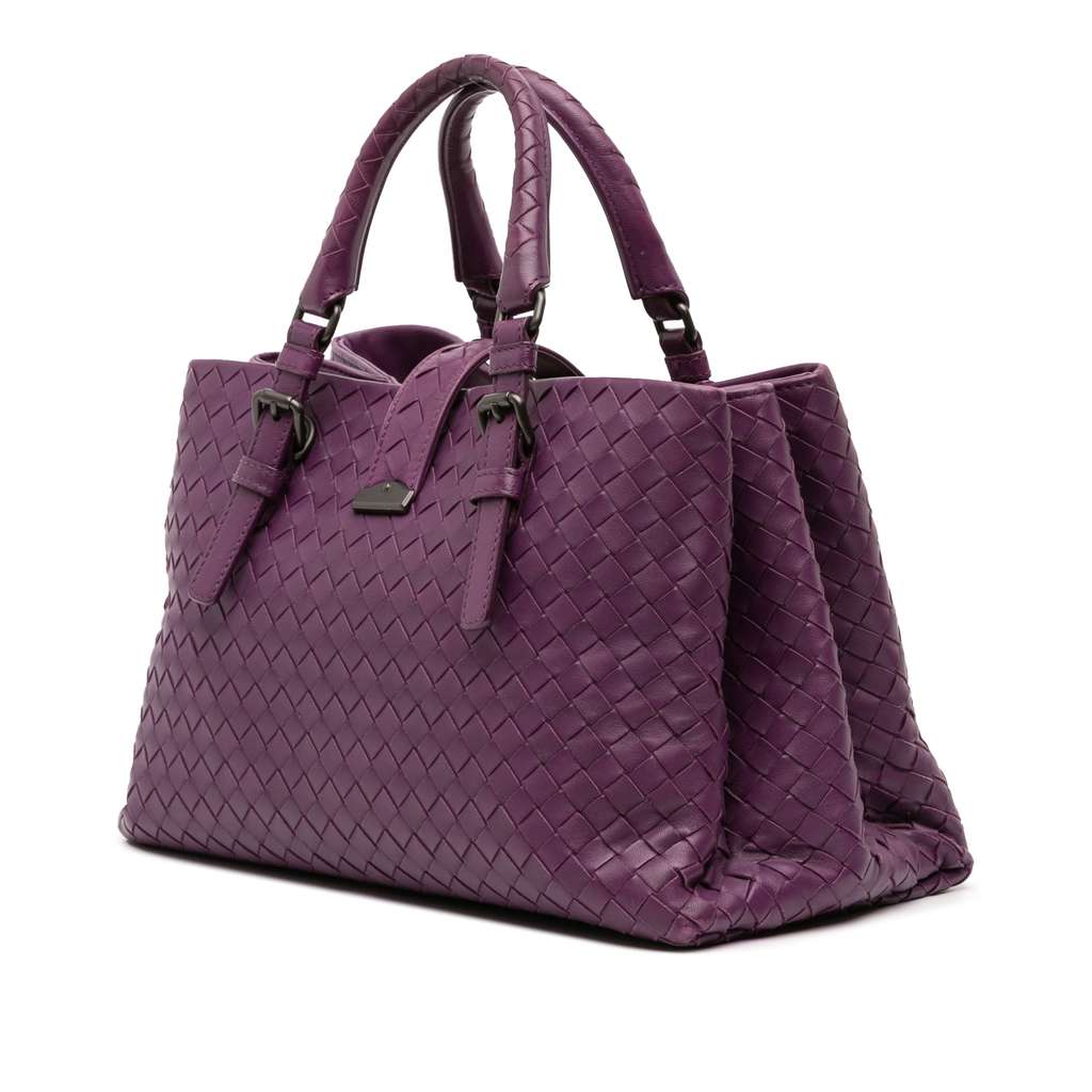 Bottega Veneta Small Nappa Intrecciato Roma Satchel - 2