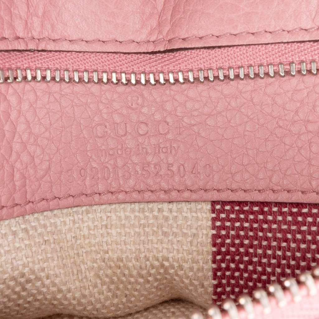 Gucci Medium Leather Bamboo Daily Satchel - Side view