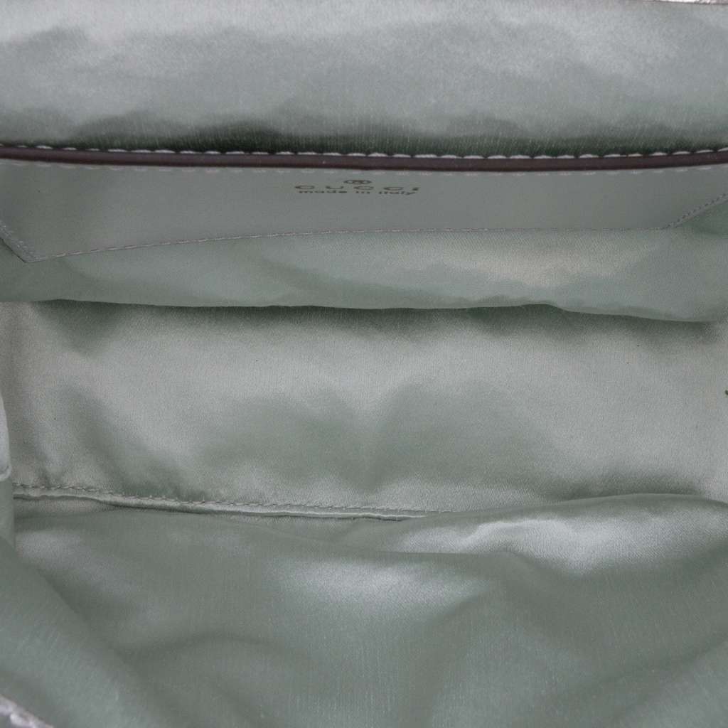 Gucci Mini GG Marmont Matelasse Iridescent Leather Flap Crossbody - 4