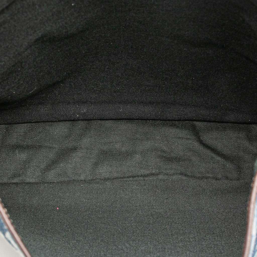 Loewe Denim Anagram Messenger Bag - 4