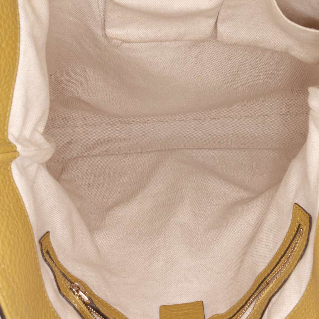 Gucci Tall Leather Bamboo Shopper Tote - 4