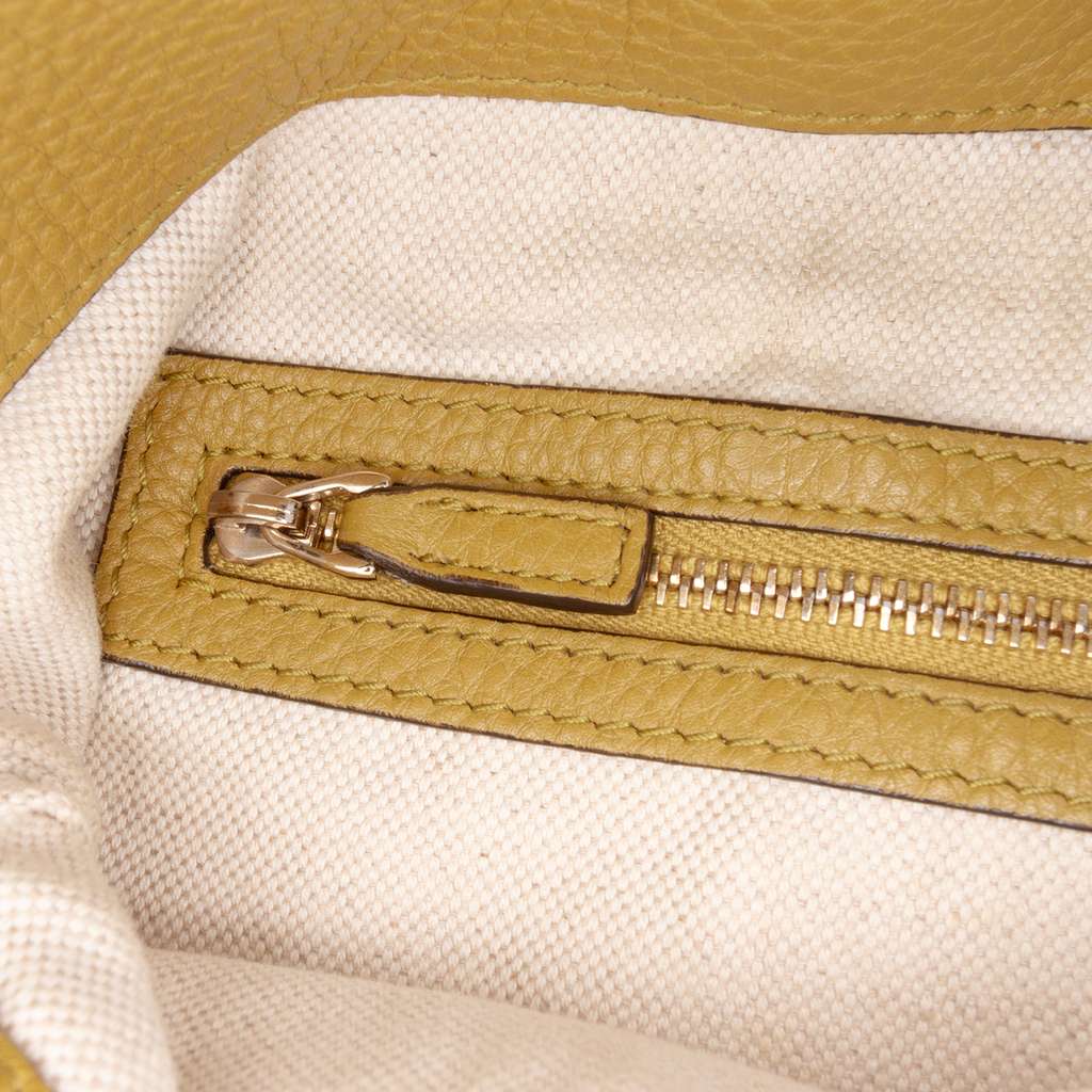 Gucci Tall Leather Bamboo Shopper Tote - Detail 2