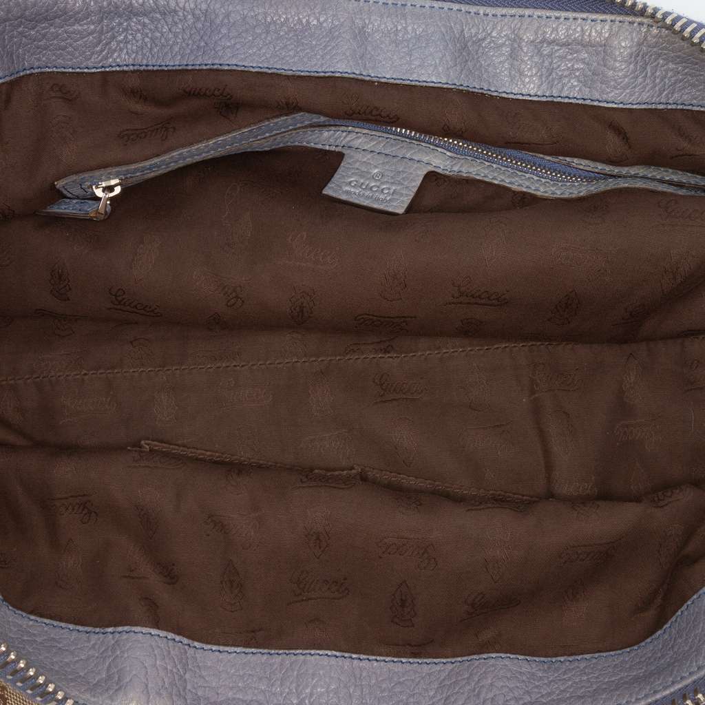 Gucci Medium GG Canvas Bamboo Bar Tote - 4