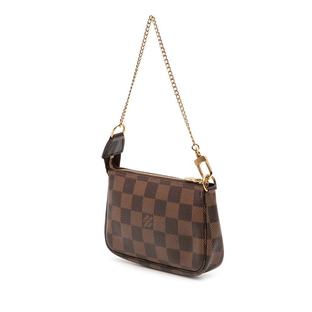 Louis Vuitton Damier Ebene Mini Pochette Accessoires - Back view