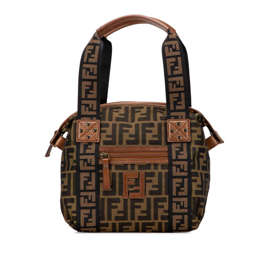 Fendi Zucca Canvas FF Handbag