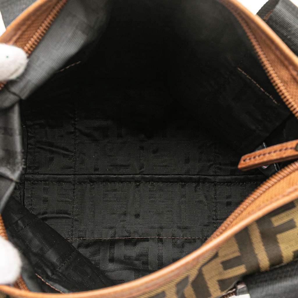 Fendi Zucca Canvas FF Handbag - 4