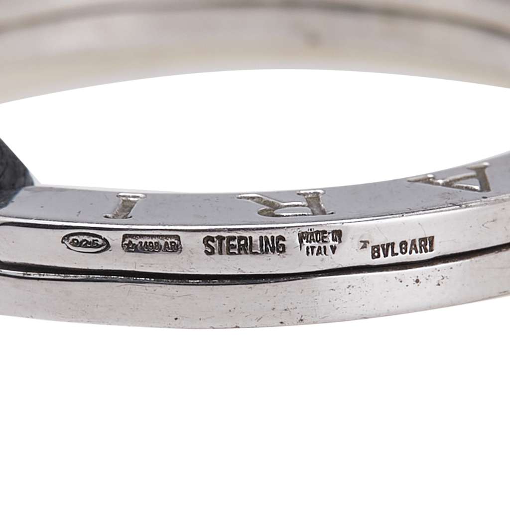 Bvlgari Sterling Silver Bvlgari Bvlgari Key Ring Pendant Necklace - Image 6