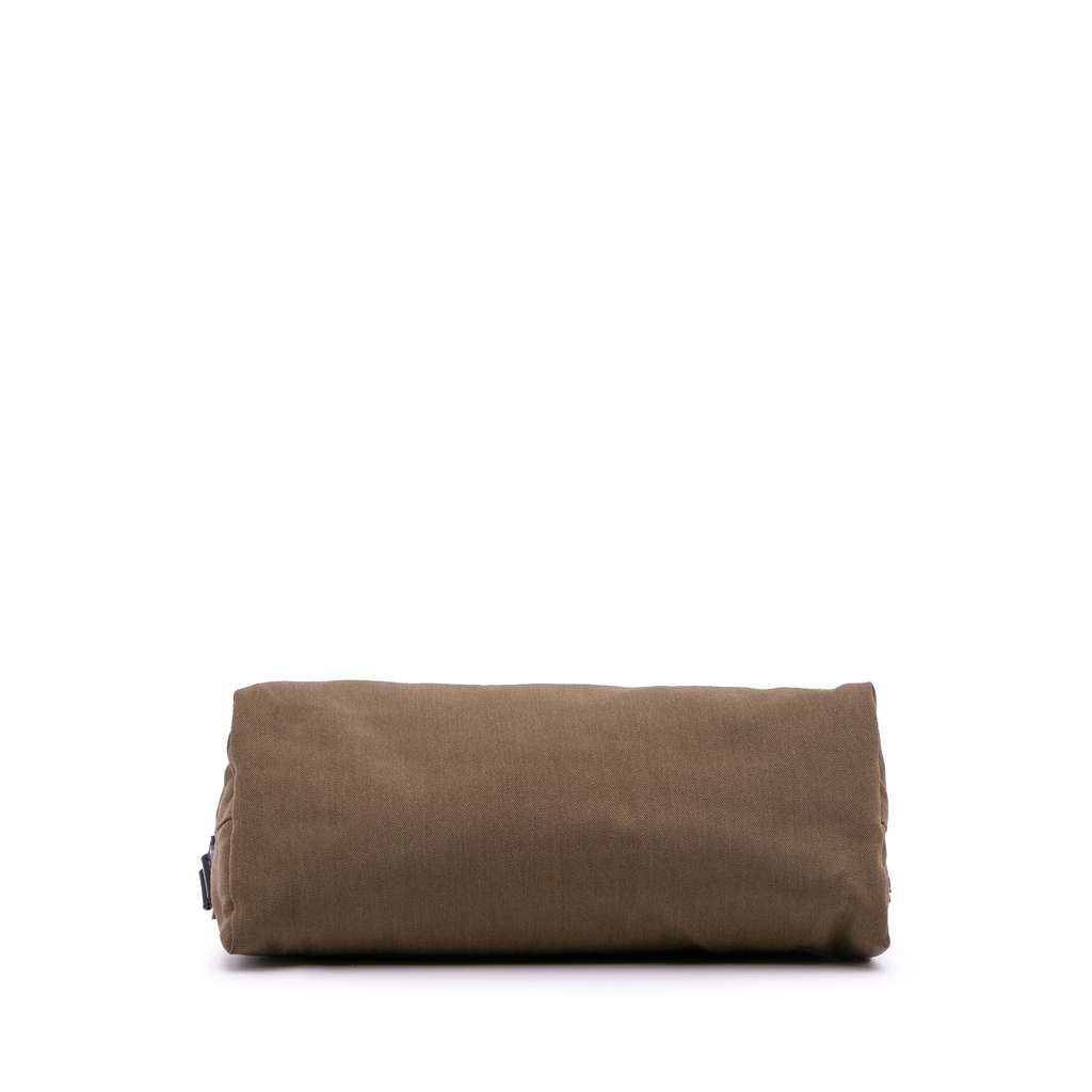 Fendi Canvas Flap Shoulder Bag - Image 6