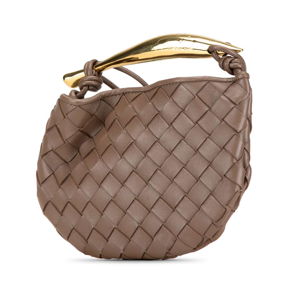 Bottega Veneta Baby Lambskin Intrecciato Sardine Bag - 2