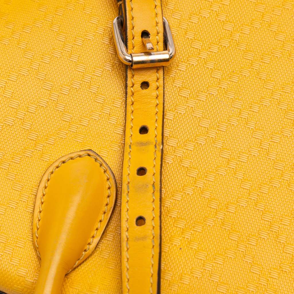 Gucci Diamante Bright Leather Satchel - Image 13