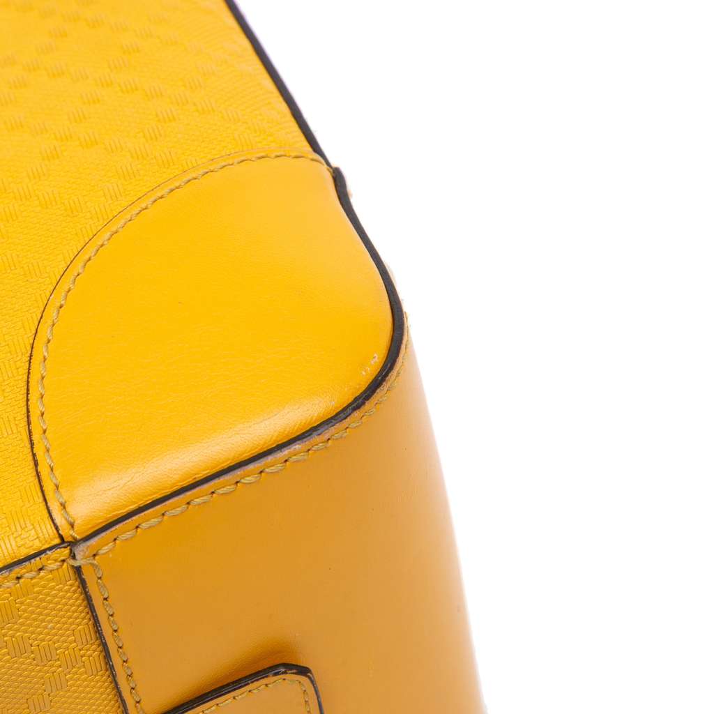 Gucci Diamante Bright Leather Satchel - Image 11