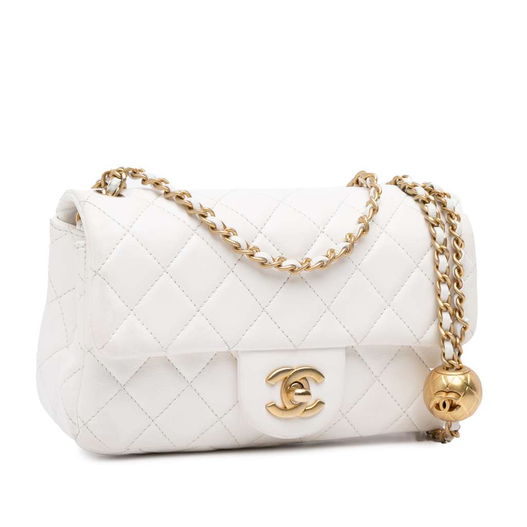 Chanel Mini Rectangular Lambskin Pearl Crush Flap - 2
