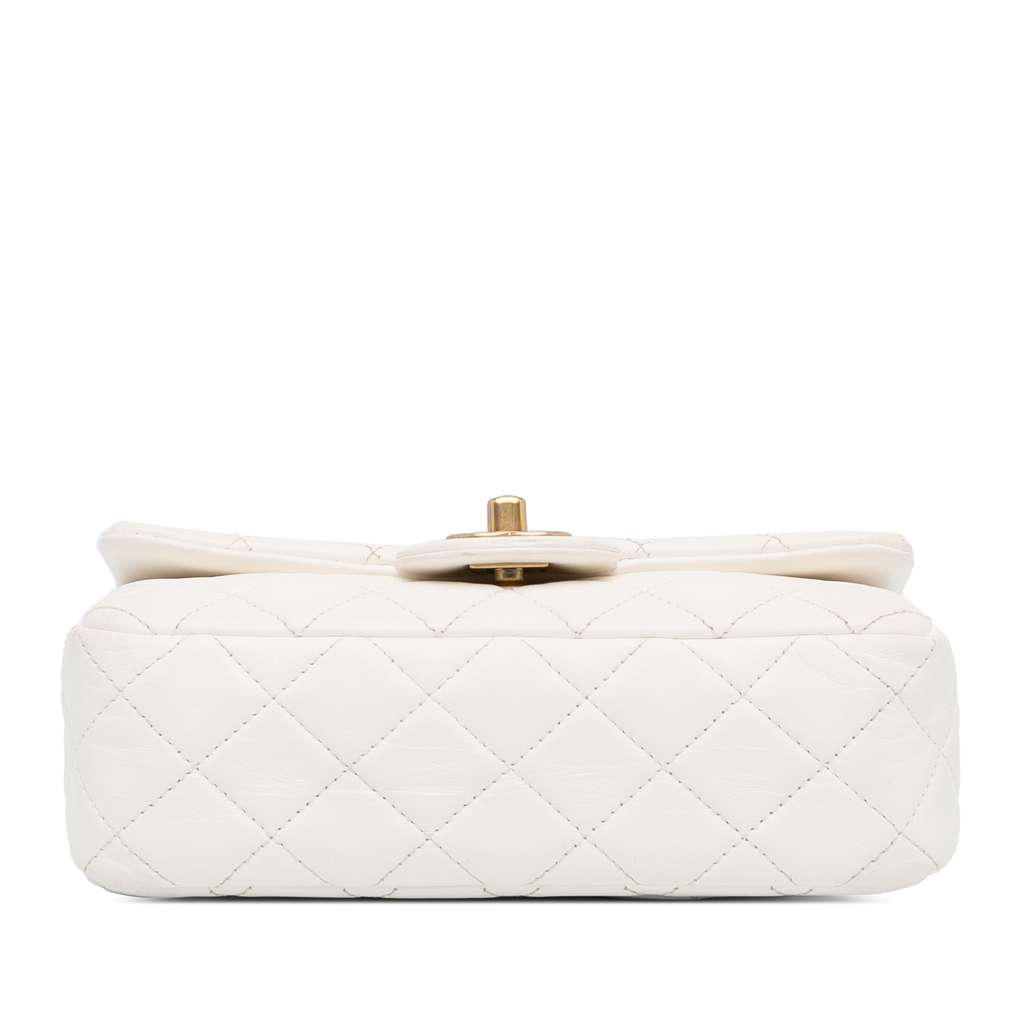 Chanel Mini Rectangular Lambskin Pearl Crush Flap - 5