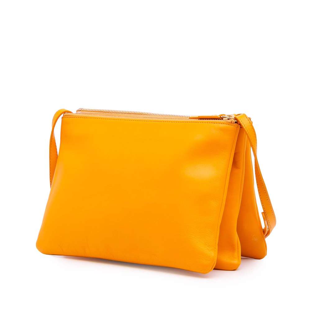 Celine Large Lambskin Trio Crossbody - Back view