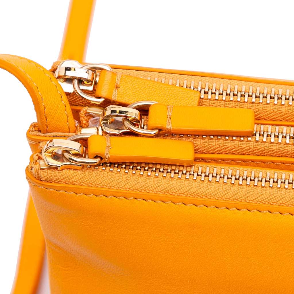 Celine Large Lambskin Trio Crossbody - Image 12