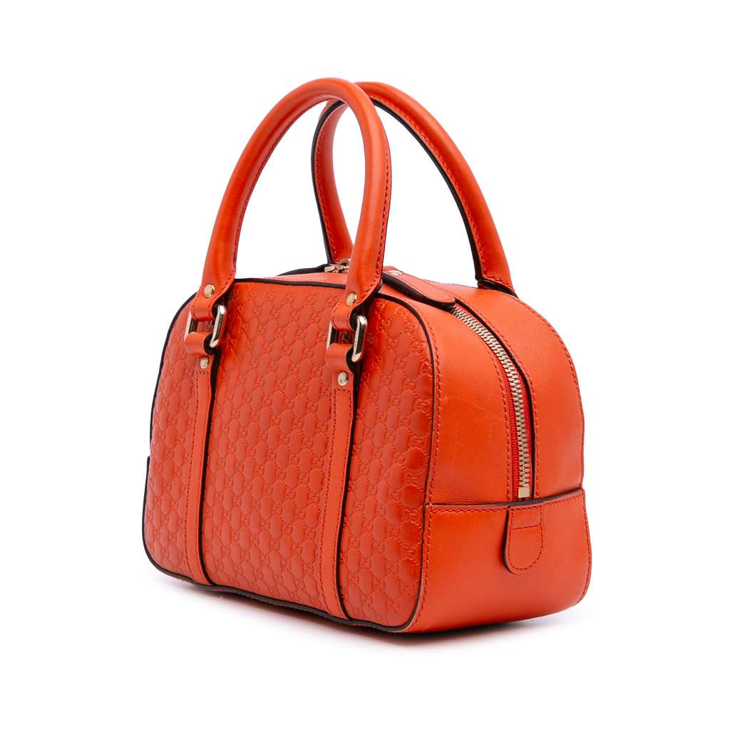 Gucci Small Microguccissima Bree Satchel - Back view