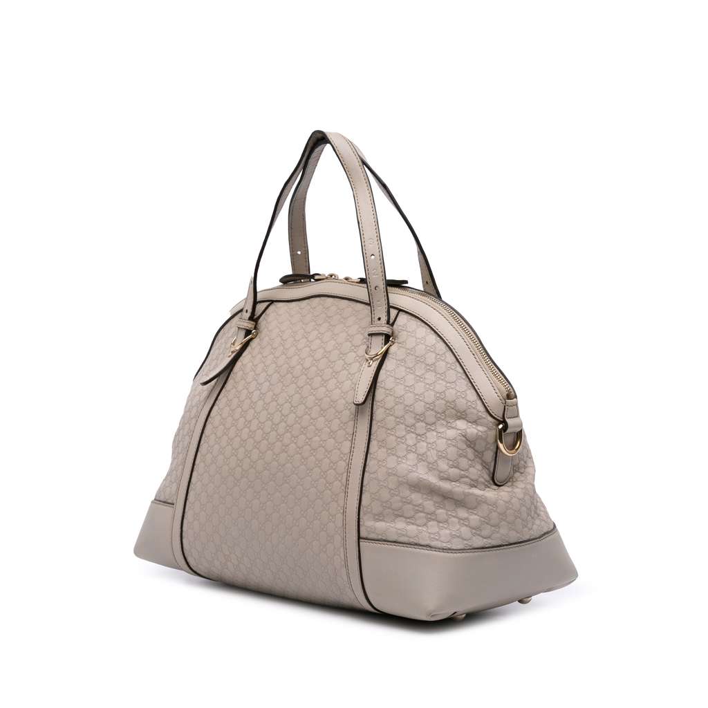 Gucci Large Microguccissima Nice Dome Satchel - Back view