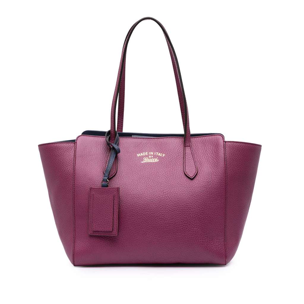 Gucci Medium Leather Swing Tote