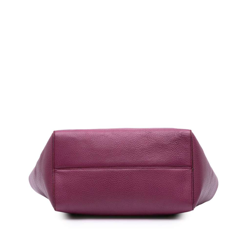 Gucci Medium Leather Swing Tote - Image 6