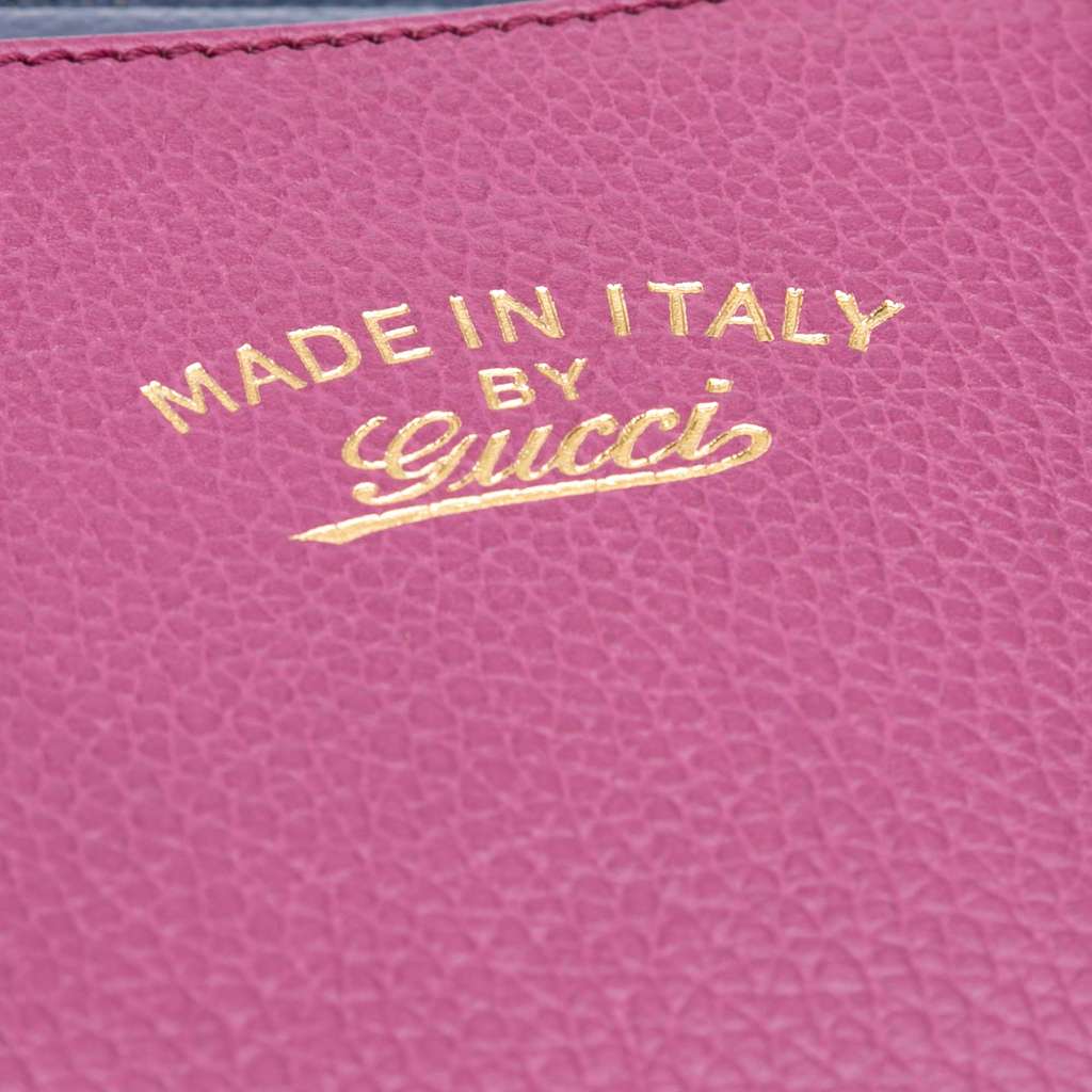 Gucci Medium Leather Swing Tote - 4