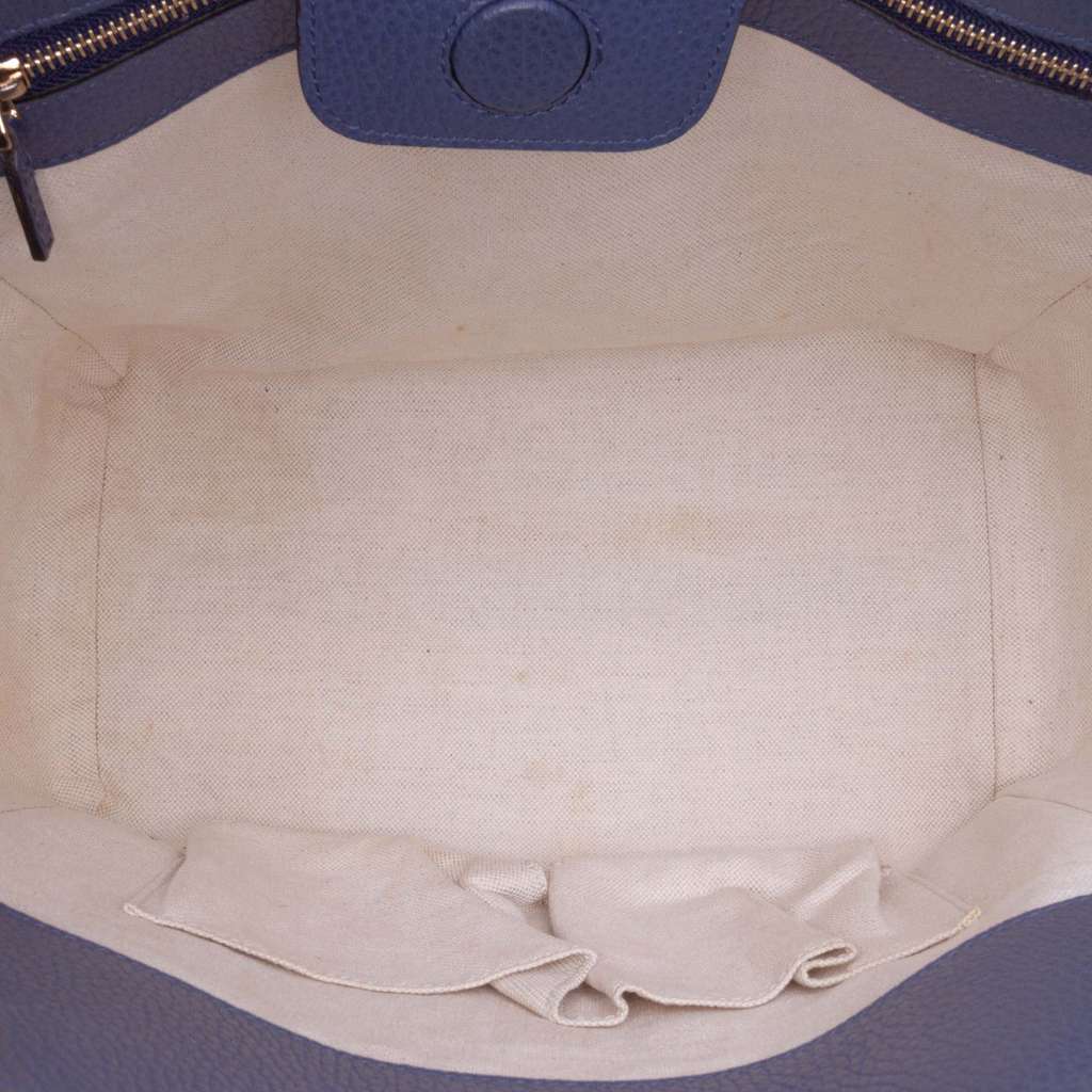 Gucci Medium Leather Swing Tote - Side view