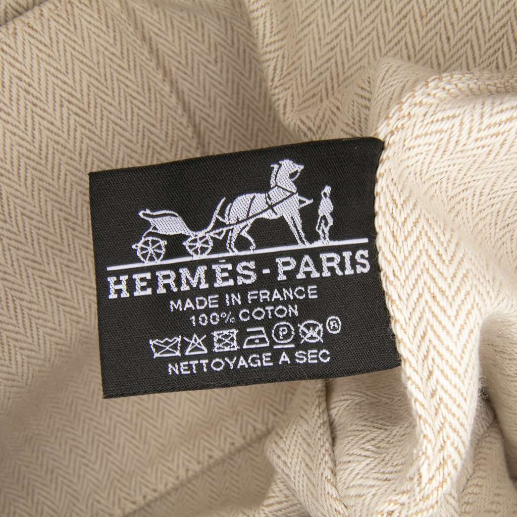 Hermès Large Canvas Bride A Brac Case - Side view