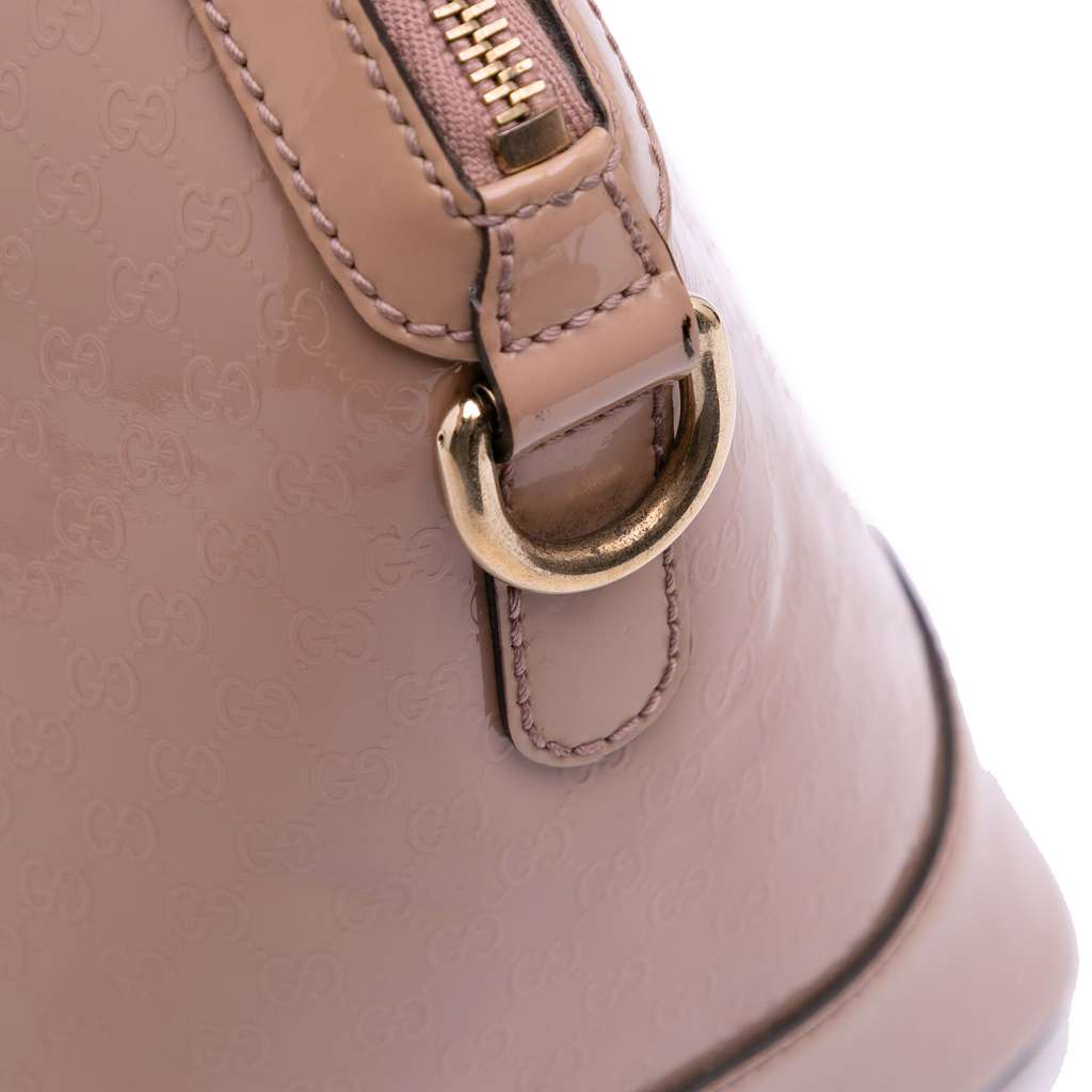 Gucci Large Microguccissima Patent Dome Satchel - Image 13