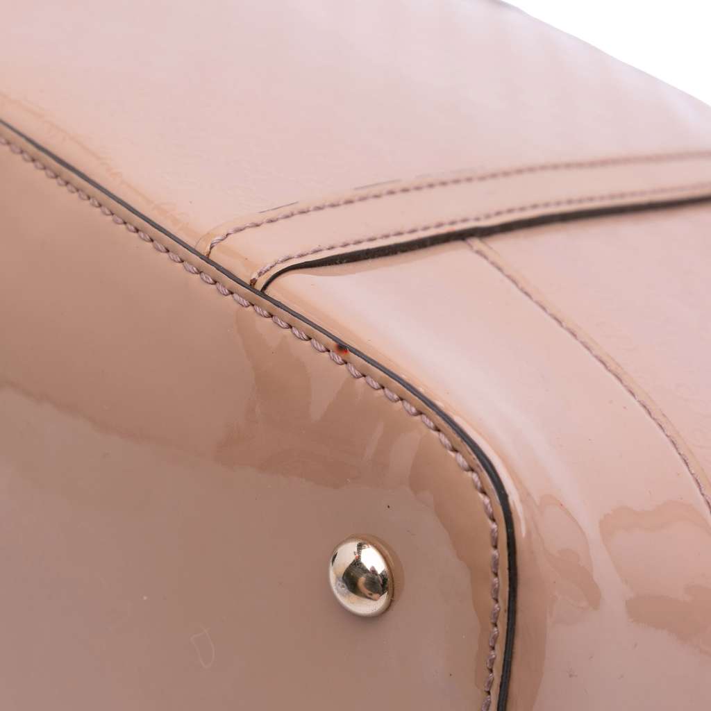 Gucci Large Microguccissima Patent Dome Satchel - Image 14