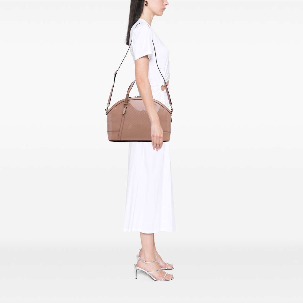 Gucci Large Microguccissima Patent Dome Satchel - Image 15