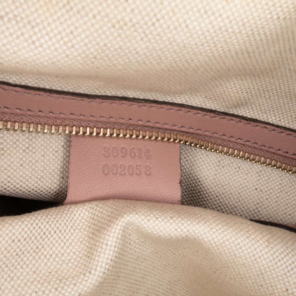 Gucci Large Microguccissima Patent Dome Satchel - Detail 1