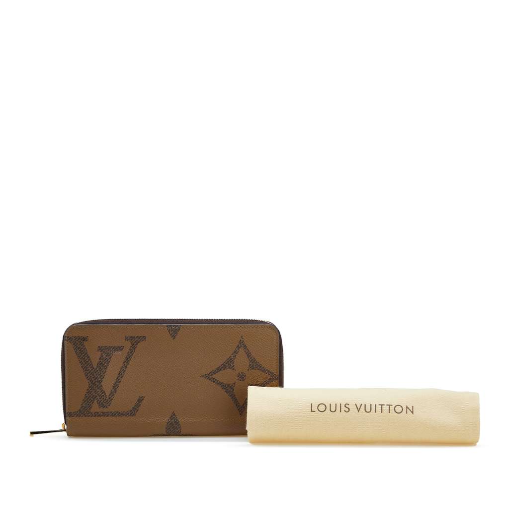 Louis Vuitton Monogram Giant Reverse Zippy Wallet - Image 13