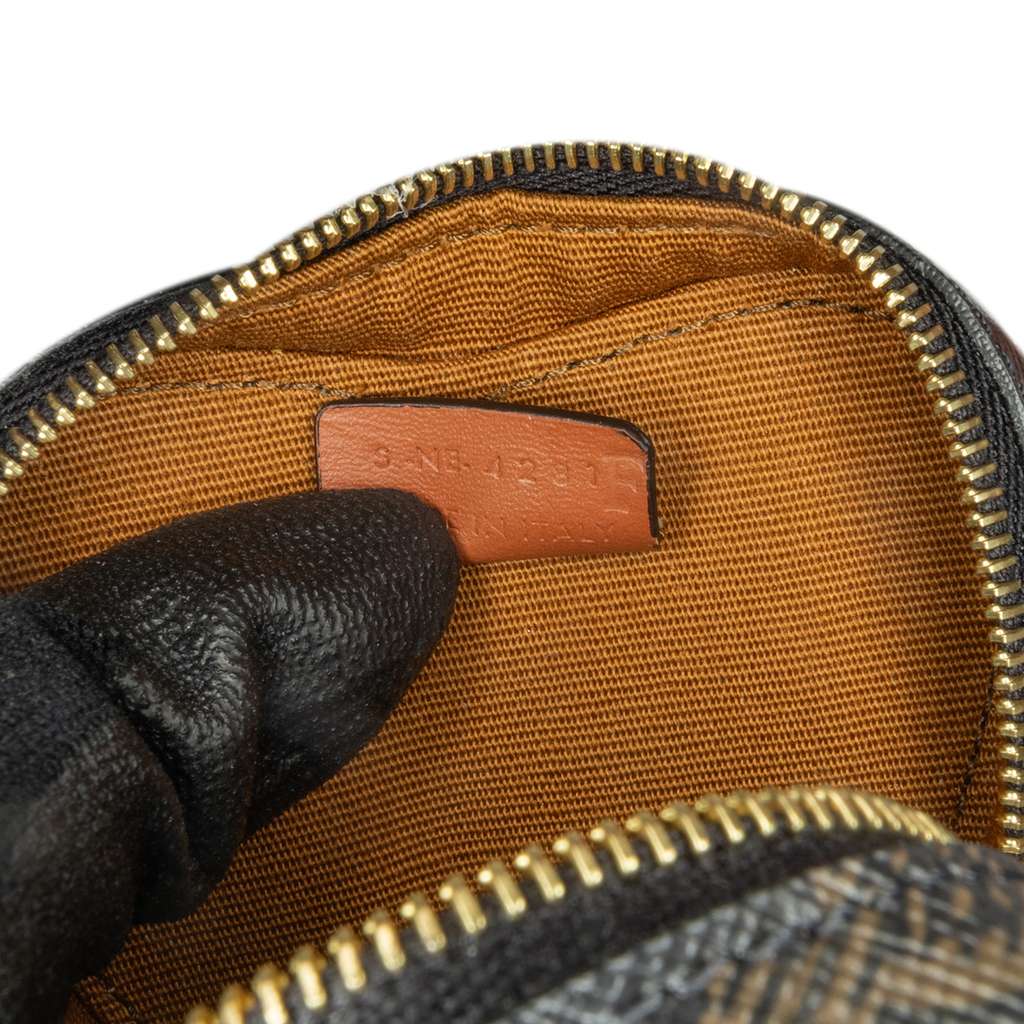 Celine Micro Triomphe Coated Canvas Heart Crossbody - 5