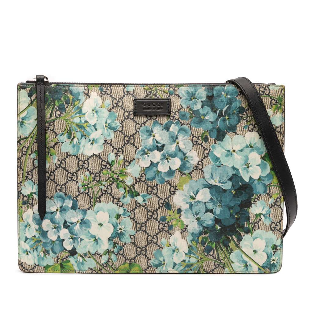 Gucci GG Supreme Blooms Messenger Bag