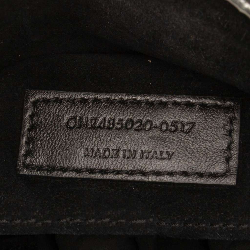 Saint Laurent Nano Metallic Crinkled Calfskin Supple Sac De Jour Satchel - Detail 1