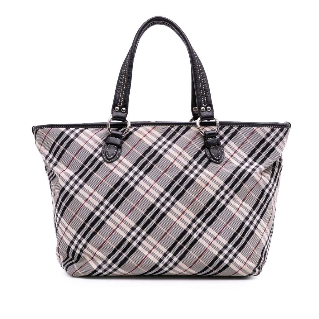 Burberry Nova Check Canvas Tote