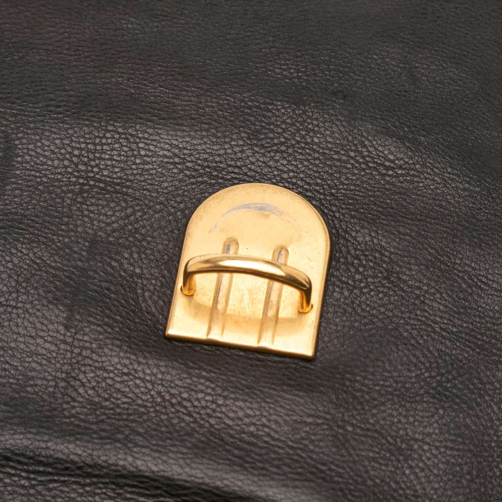 Prada Glace Calf Studded Satchel - Image 10