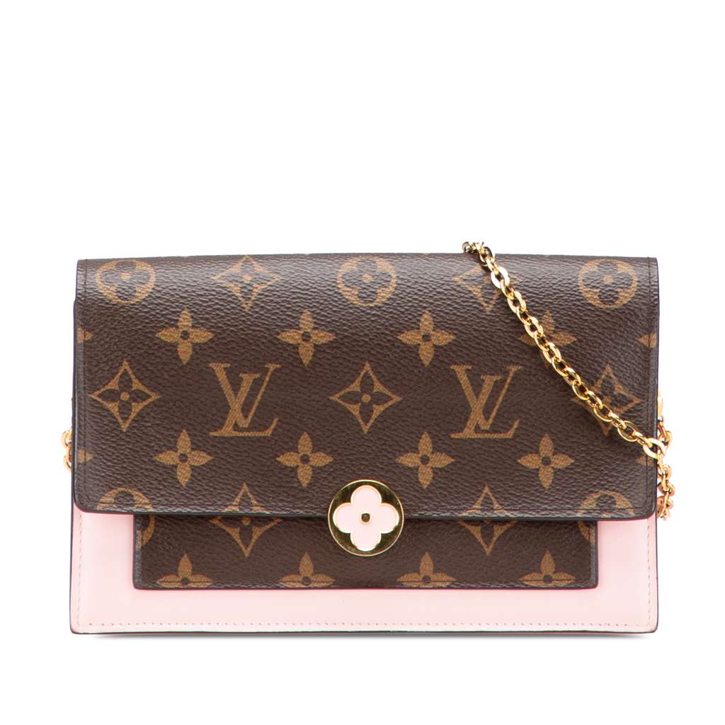 Louis Vuitton Monogram Flore Wallet On Chain