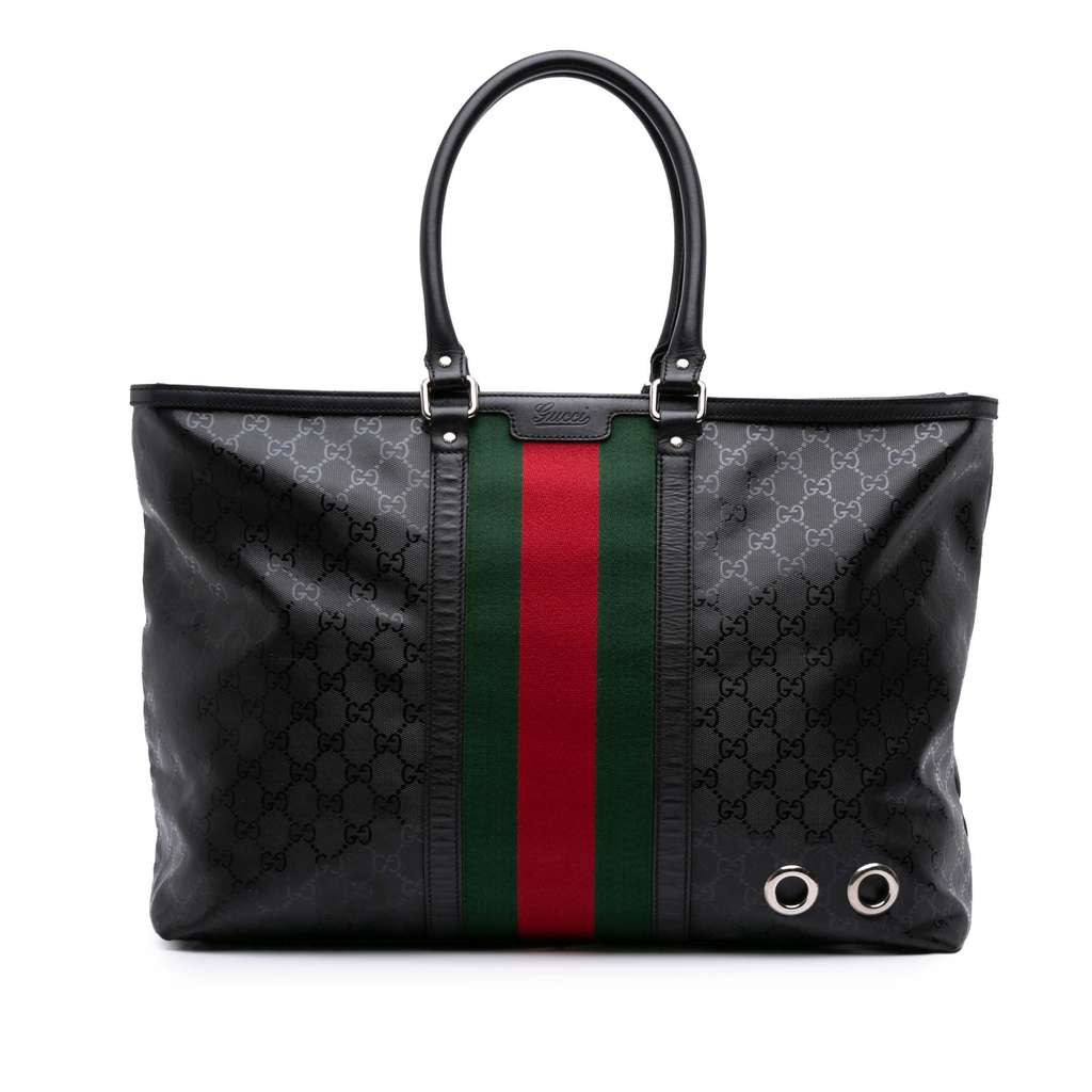 Gucci Large GG Imprime Web 500 Tote