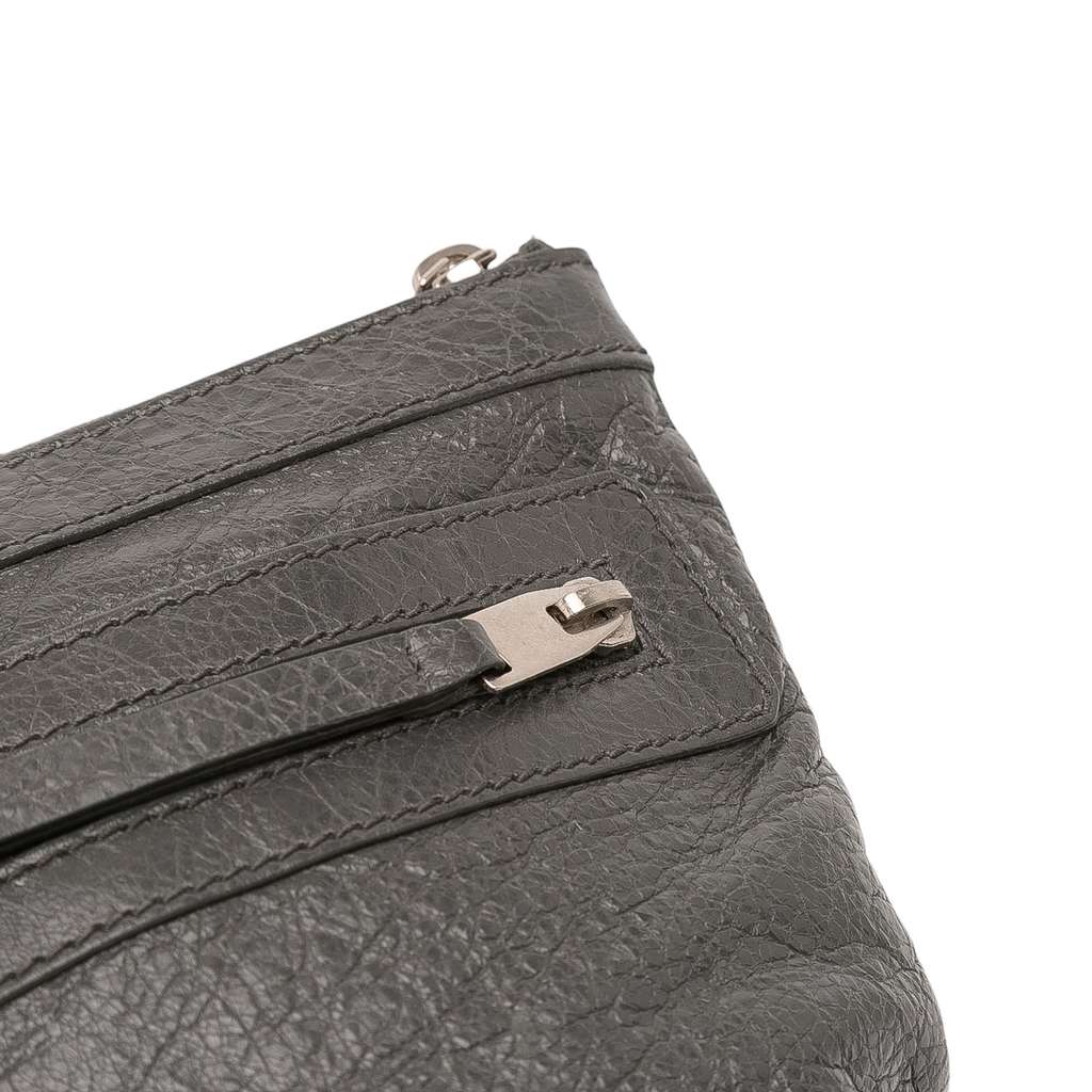 Balenciaga Lambskin Motocross Classic Clip L Clutch - Image 11