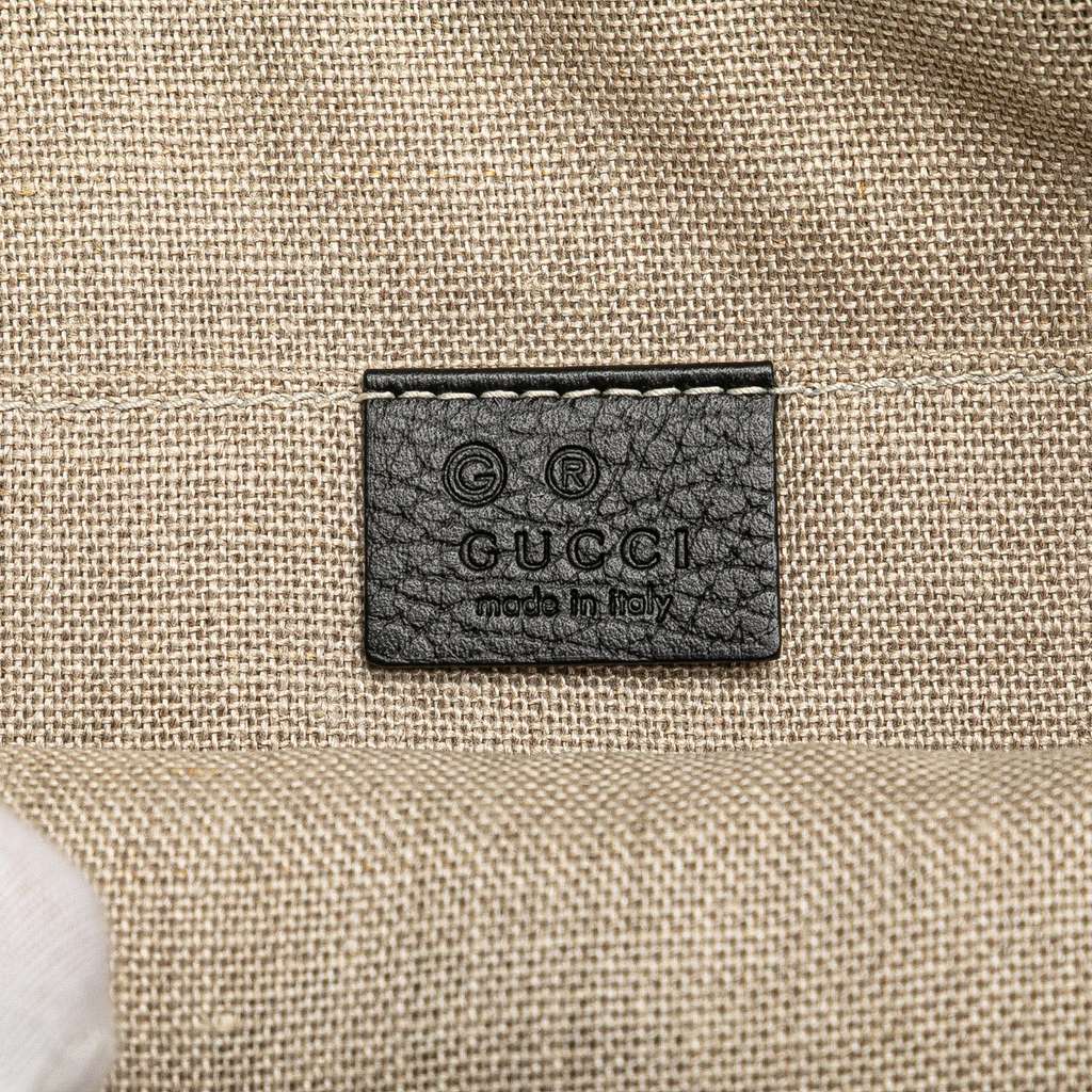 Gucci Calfskin Bamboo Tassel Clutch - Side view