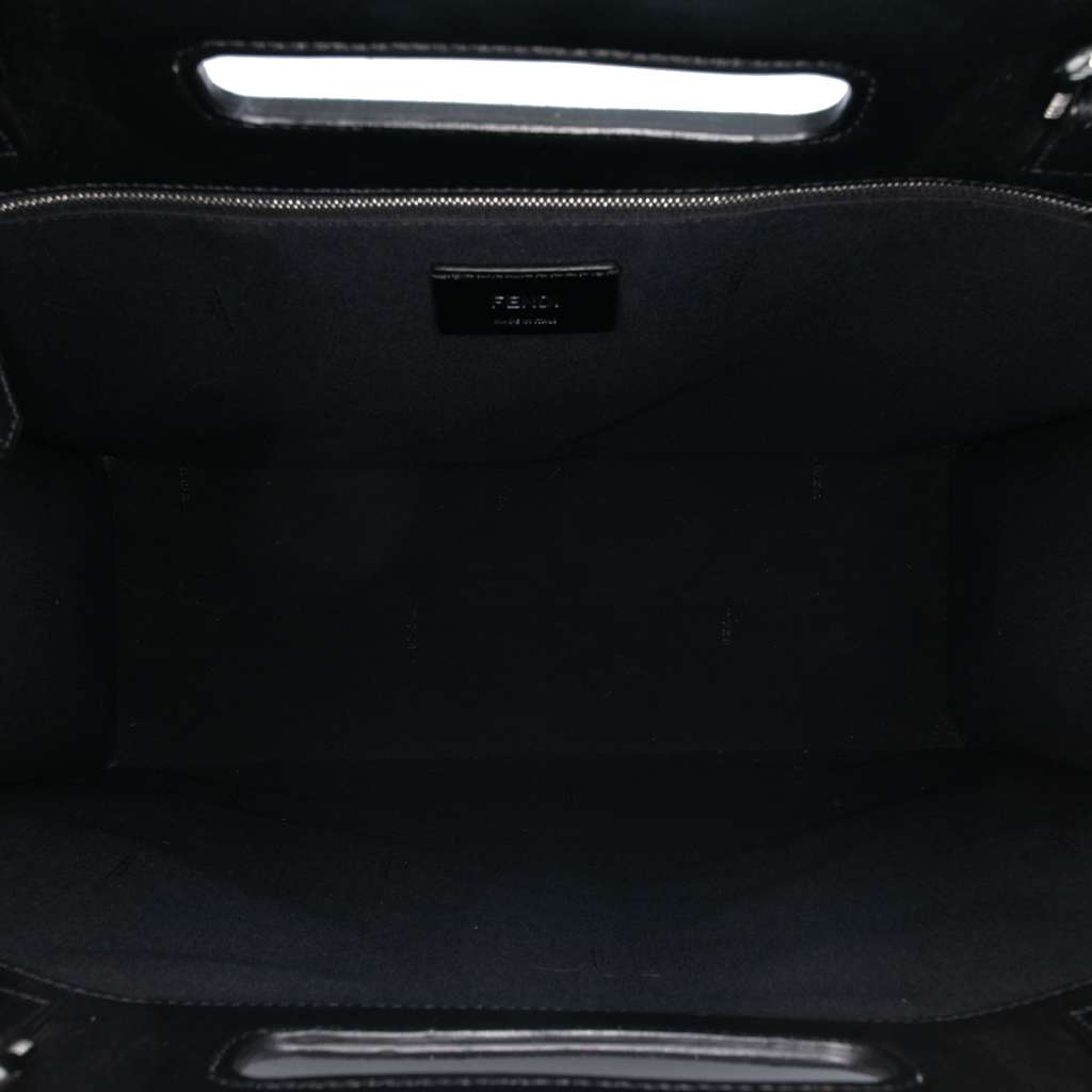 Fendi Zucca Coated Canvas 1974 Diagonal Shopping Tote - 4