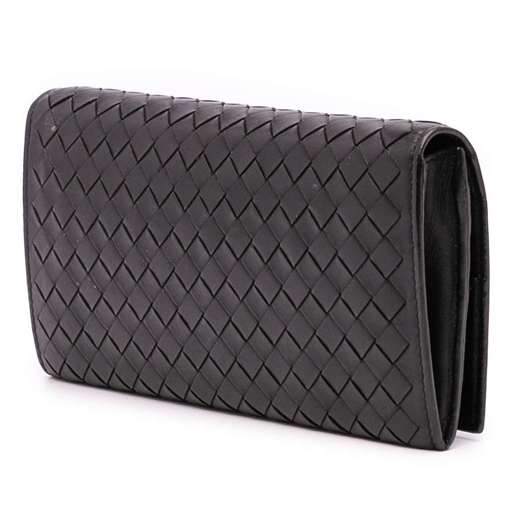 Bottega Veneta Nappa Intrecciato Long Wallet - Back view