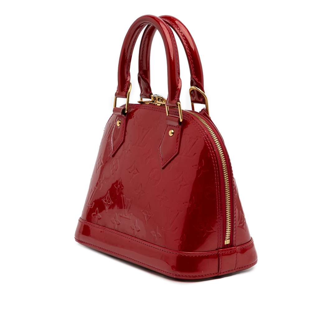 Louis Vuitton Monogram Vernis Alma BB - Back view