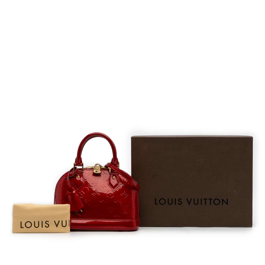 Louis Vuitton Monogram Vernis Alma BB - Image 14