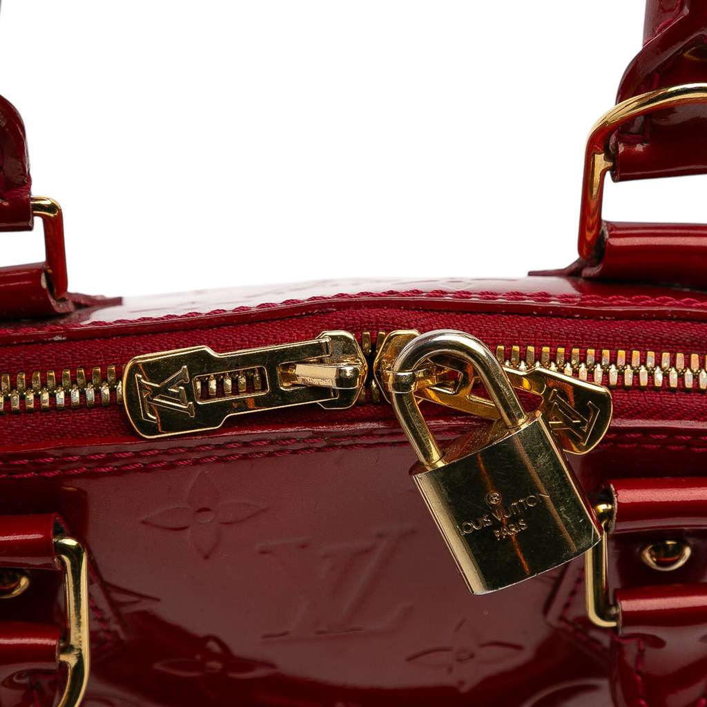 Louis Vuitton Monogram Vernis Alma BB - Image 12