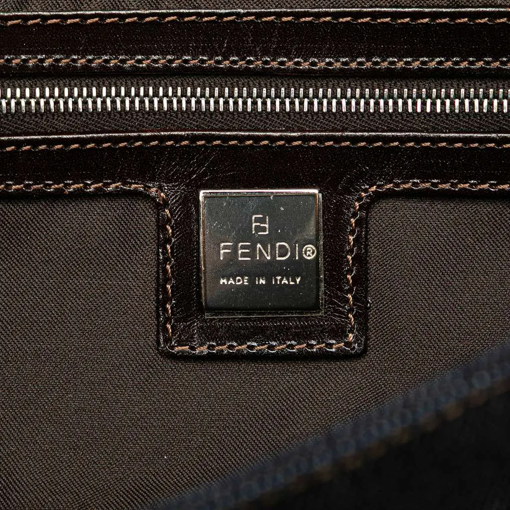 Fendi Denim Shoulder Bag Blue Denim Good - Box View