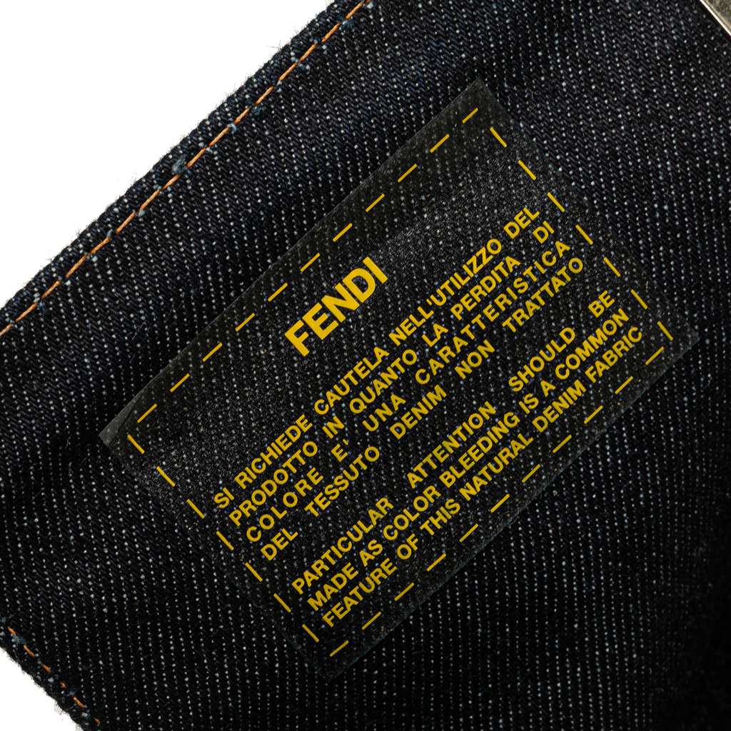 Fendi Denim Shoulder Bag - Image 10