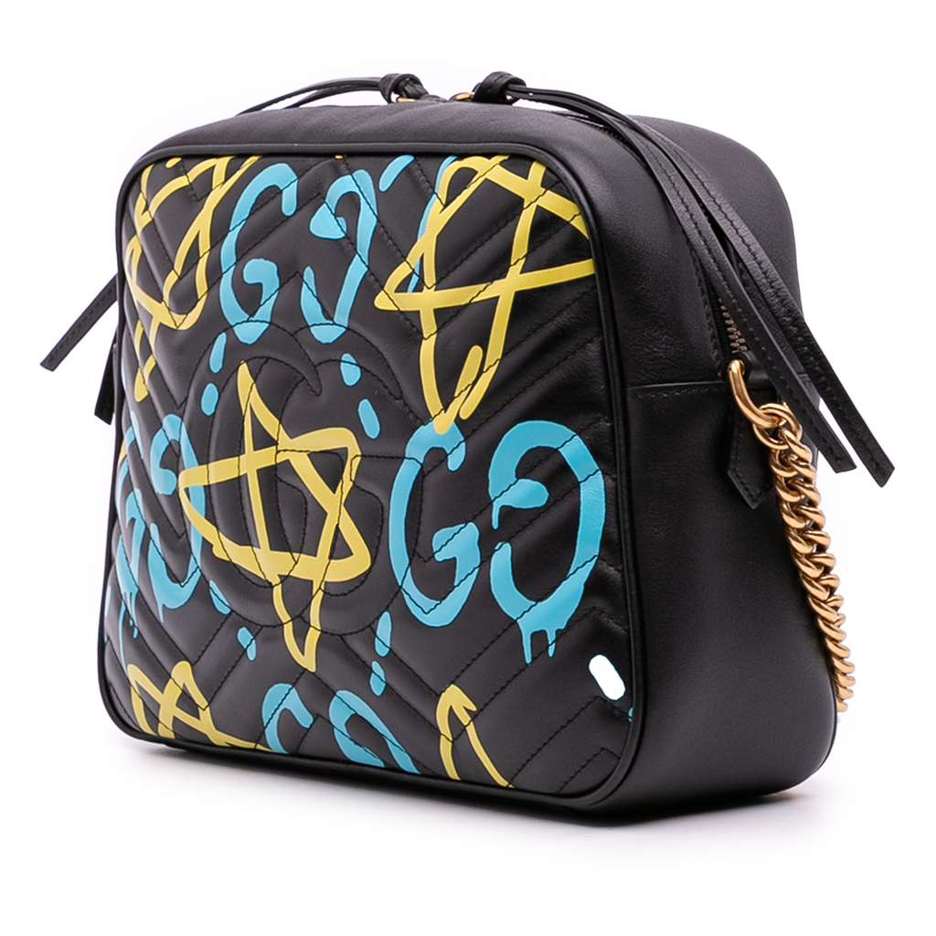 Gucci GG Marmont Matelasse Leather Gucci Ghost Crossbody - 2