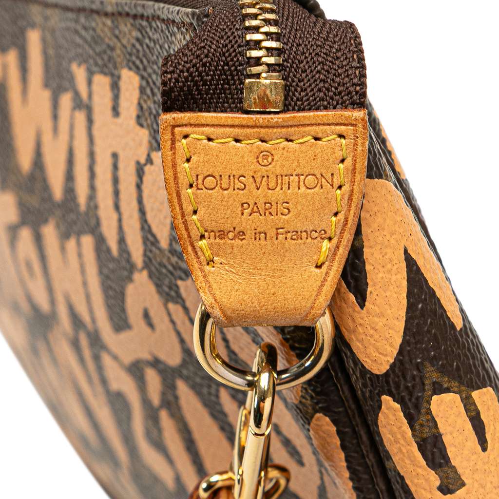 Louis Vuitton Stephen Sprouse Monogram Graffiti Pochette Accessoires - Detail 1