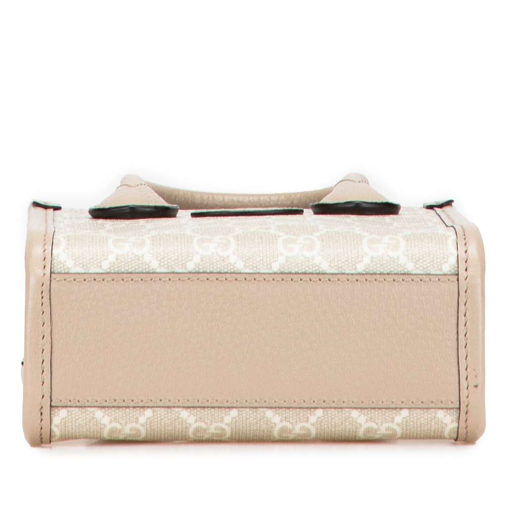 Gucci Mini GG Supreme Interlocking G Satchel - Image 6